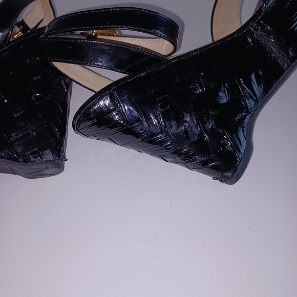 Prada Patent Leather Wedges 35 - Picture 5 of 7